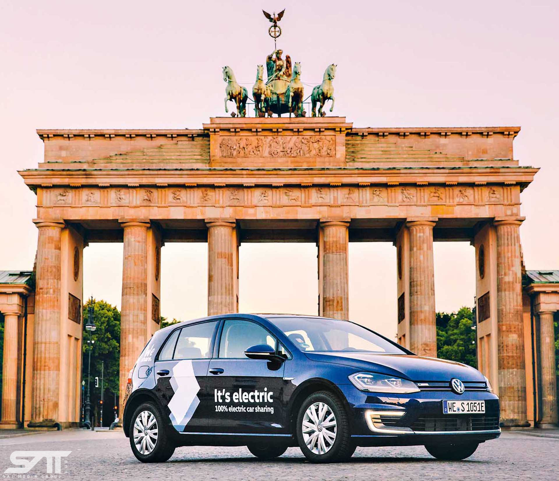 WeShare is starting in Berlin with a full-electric fleet of 1,500 e-Golf-vehicles.